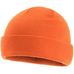 M-Tac шапка тонкая вязка 100% акрил оранжевая