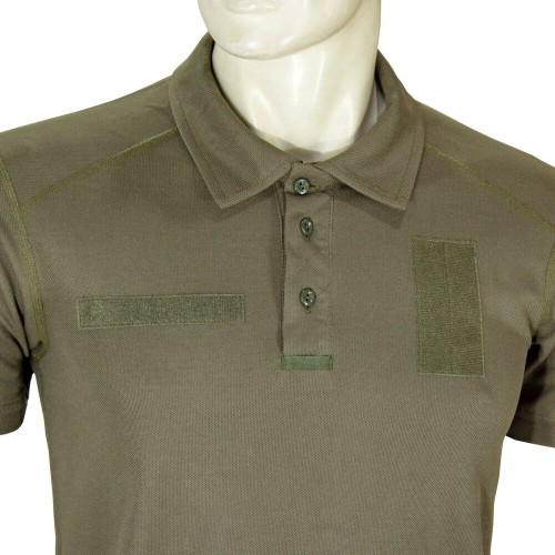 Мілітарка™ футболка поло COOLPASS з велкро National Guard олива