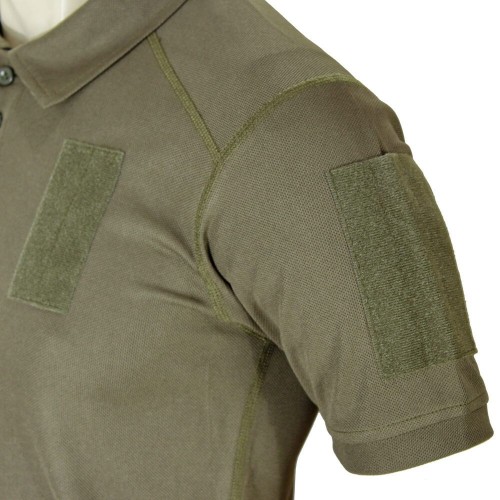 Мілітарка™ футболка поло COOLPASS з велкро National Guard олива