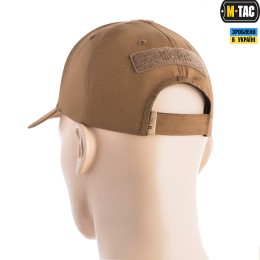 M-Tac бейсболка тактическая с велкро Elite Flex рип-стоп Coyote Brown