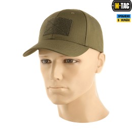 M-Tac бейсболка тактическая Elite Flex с тефлоновой пропиткой рип-стоп dark olive