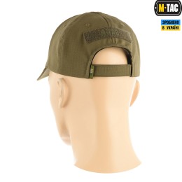 M-Tac бейсболка тактическая Elite Flex с тефлоновой пропиткой рип-стоп dark olive