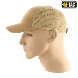 M-Tac Бейсболка с липучкой и сеткой койот светлый