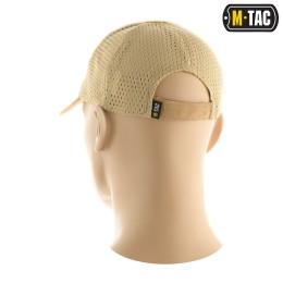 M-Tac Бейсболка с липучкой и сеткой койот светлый