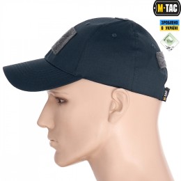 M-Tac бейсболка с липучкой Flex рип-стоп Dark Grey