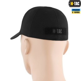 M-Tac бейсболка тактическая Flex черная