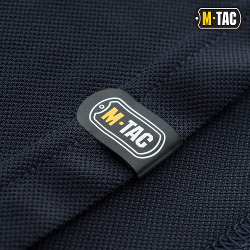 M-Tac футболка поло тактична 65/35 з велкро dark navy blue