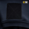 M-Tac футболка поло тактична 65/35 з велкро dark navy blue