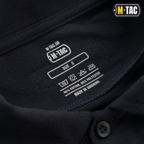 M-Tac поло тактичне довгий рукав 65/35 dark navy blue