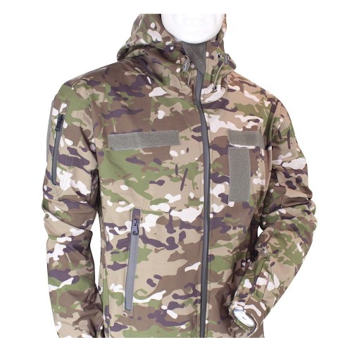 КУРТКА ТАКТИЧЕСКАЯ SOFTSHELL MULTICAM