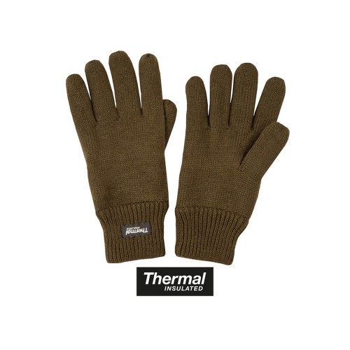 Рукавички в'язані акрилові Thermal Insulated Kombat UK олива 