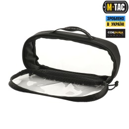 M-TAC ОРГАНАЙЗЕР УТИЛІТАРНИЙ ПРОЗОРИЙ ELITE MEDIUM (26Х11 СМ) ЧОРНИЙ