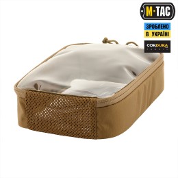 M-TAC ОРГАНАЙЗЕР УТИЛІТАРНИЙ ПРОЗОРИЙ ELITE LARGE (30Х19 СМ) КОЙОТ