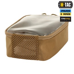 M-TAC ОРГАНАЙЗЕР УТИЛІТАРНИЙ ПРОЗОРИЙ ELITE SMALL (22Х14 СМ) КОЙОТ