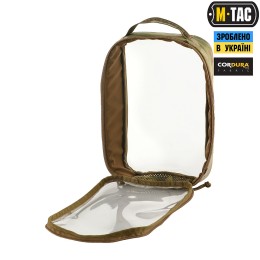M-TAC ОРГАНАЙЗЕР УТИЛІТАРНИЙ ПРОЗОРИЙ ELITE LARGE (30Х19 СМ) MULTICAM