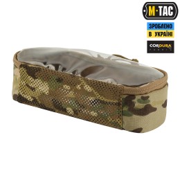 M-TAC ОРГАНАЙЗЕР УТИЛІТАРНИЙ ПРОЗОРИЙ ELITE MEDIUM (26Х11 СМ) MULTICAM