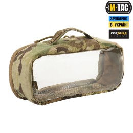 M-TAC ОРГАНАЙЗЕР УТИЛІТАРНИЙ ПРОЗОРИЙ ELITE MEDIUM (26Х11 СМ) MULTICAM