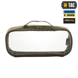 M-TAC ОРГАНАЙЗЕР УТИЛІТАРНИЙ ПРОЗОРИЙ ELITE MEDIUM (26Х11 СМ) RANGER GREEN