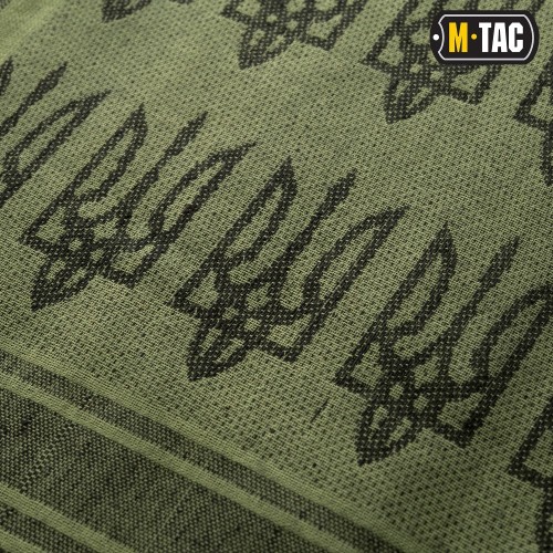 M-Tac шарф шемаг з Тризубом олива / чорний 