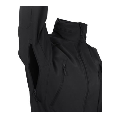 Куртка Gunfighter SharkSkin Windblocker Helikon-Tex чорна 