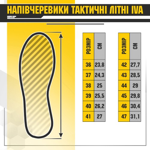 M-Tac полуботинки тактические летние Iva черные 