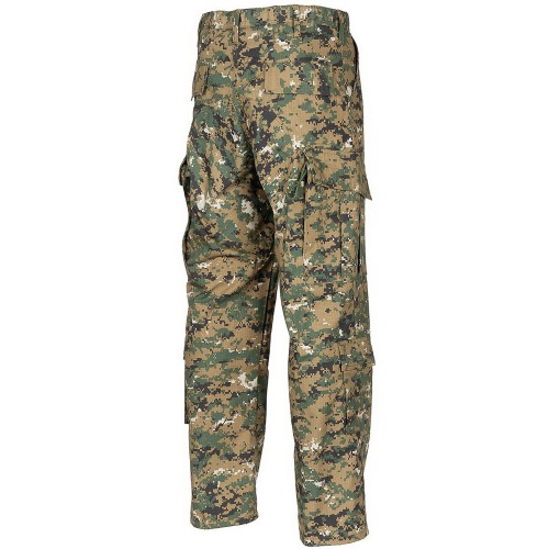 Тактические брюки MFH US Field Pants рип-стоп Digital Woodland marpat