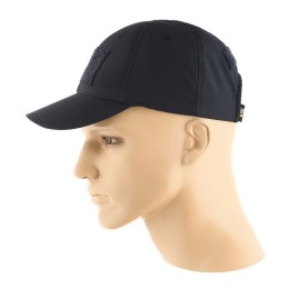 M-Tac бейсболка тактическая с велкро Elite Flex рип-стоп Dark Navy Blue
