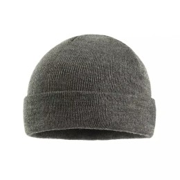 M-Tac шапка тонкая вязка 100% акрил серая
