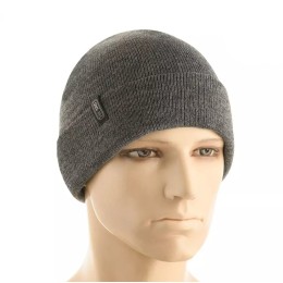 M-Tac шапка тонкая вязка 100% акрил серая