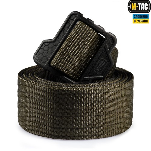 M-Tac ремінь Double Duty Tactical Belt Hex олива / чорний