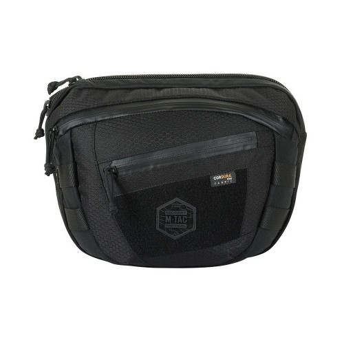 M-TAC СУМКА SPHAERA HEX HARDSLING BAG LARGE З ЛИПУЧКОЮ ELITE ЧОРНА