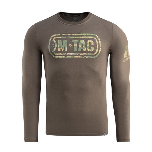 M-Tac футболка Logo довгий рукав Dark Olive