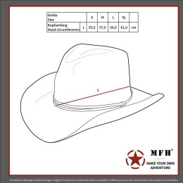 Панама с короткими полями MFH рип-стоп ACU