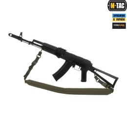 M-Tac ремень оружейный двухточечный олива