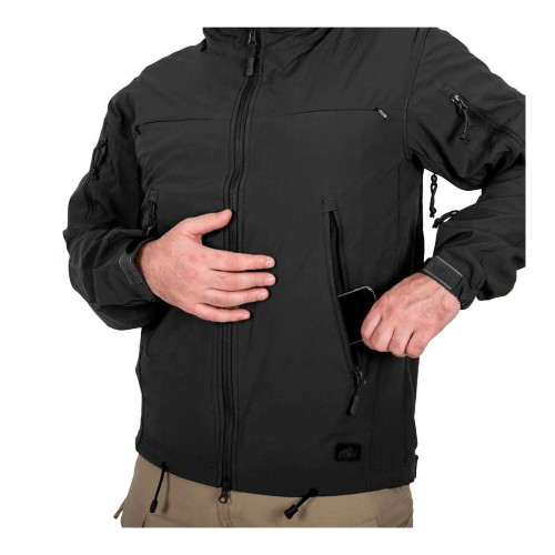 Куртка Cougar Soft Shell Jacket Helikon-Tex черная 