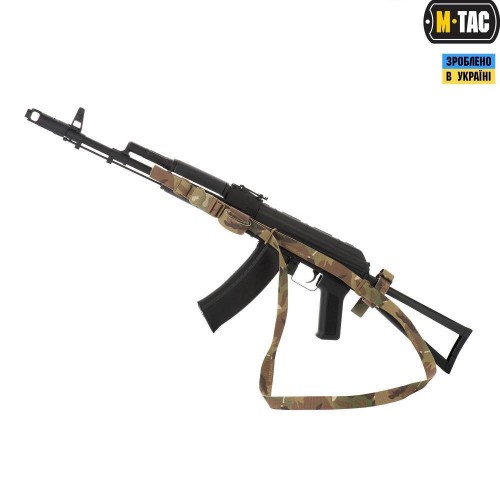 M-Tac ремень оружейный трехточечный Multicam 