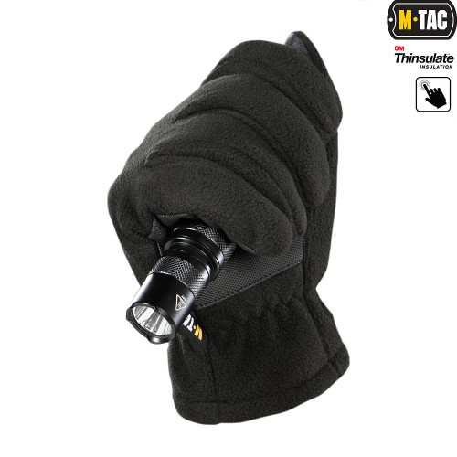 M-Tac перчатки Fleece Thinsulate черные