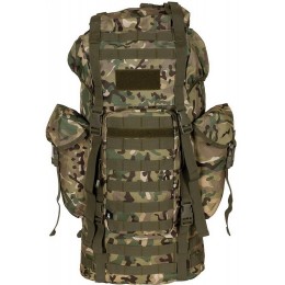 Рюкзак рейдовий MFH Combat Backpack з алюмінієвою вставкою 65 л Multicam