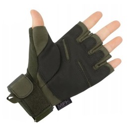 Тактические перчатки беспалые MFH Tactical Gloves Pro Fingerless олива