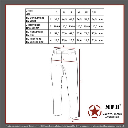 Тактические брюки MFH US Field Pants рип-стоп ACU