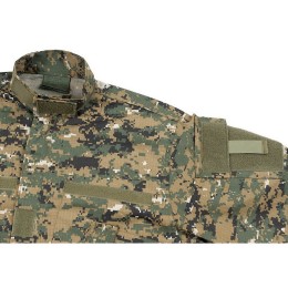 Китель тактический MFH US Field Jacket рип-стоп Digital Woodland