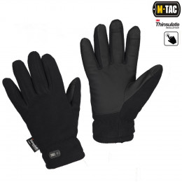 M-Tac перчатки Fleece Thinsulate черные