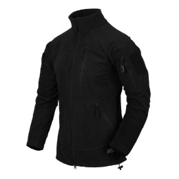 Кофта флисовая Alpha Tactical Jacket Helikon-Tex черная