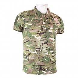 Милитарка™ футболка поло CoolMax с велкро National Guard MultiCam