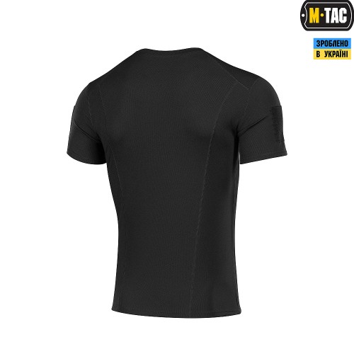 M-Tac футболка потоотводящая Athletic Velcro Black