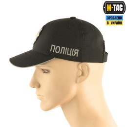 M-Tac бейсболка Полиция Elite Flex рип-стоп Black