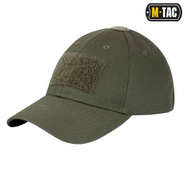 M-Tac бейсболка с липучкой Flex рип-стоп Army Olive