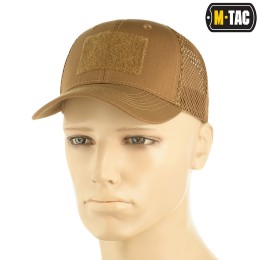 M-Tac бейсболка с липучкой и сеткой Flex рип-стоп Coyote Brown