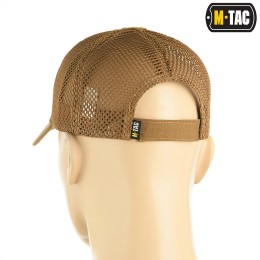 M-Tac бейсболка с липучкой и сеткой Flex рип-стоп Coyote Brown