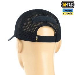 M-Tac бейсболка тактическая с сеткой Elite Flex Dark Navy Blue